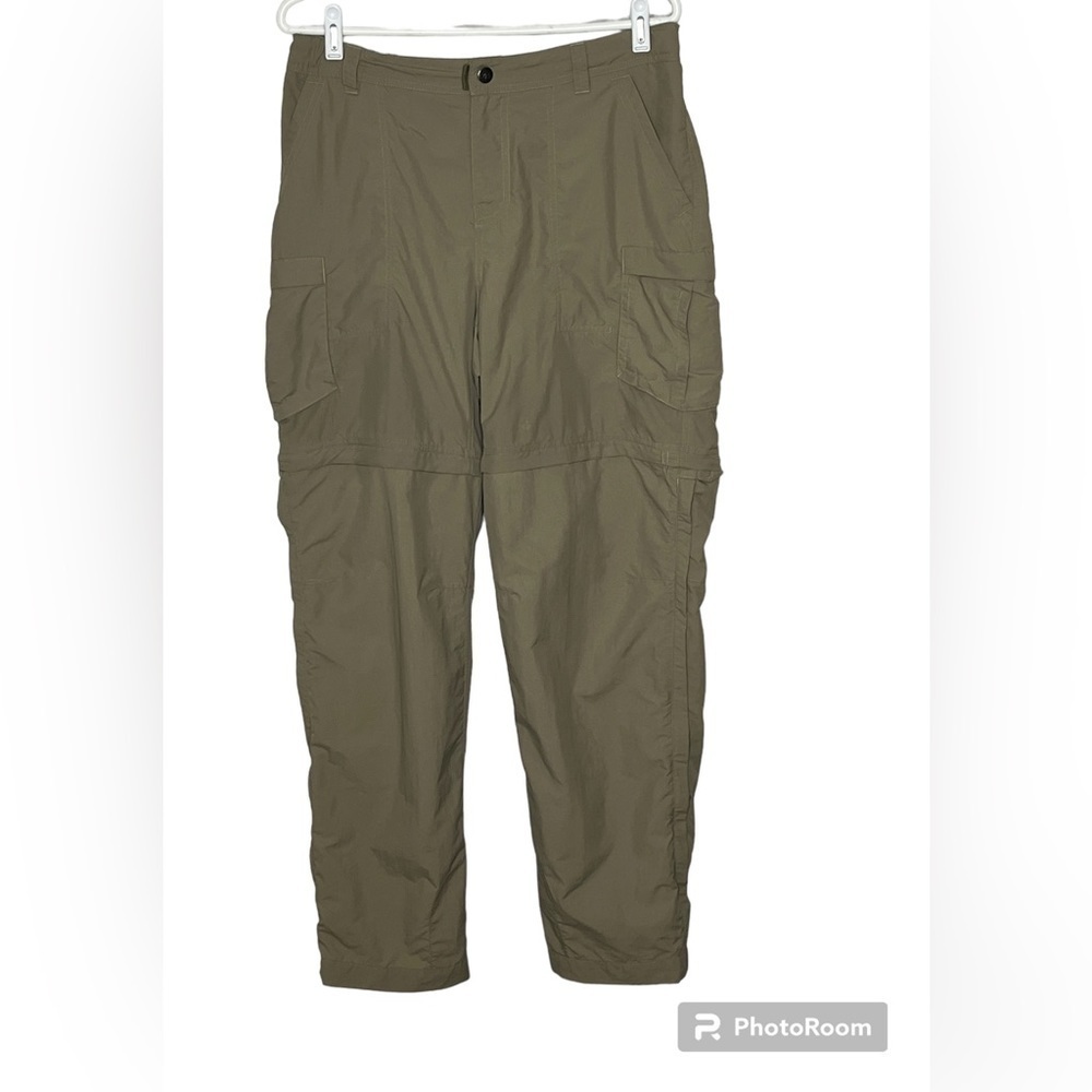 REI Tan Convertible Zip Off Pants/Cargo Shorts Sz 12